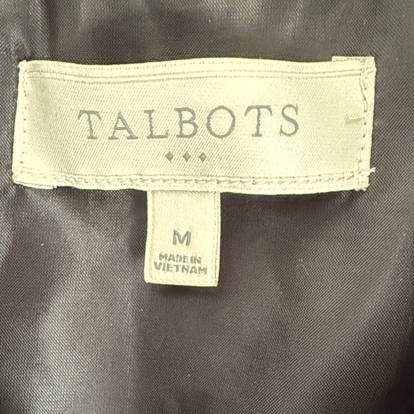 Talbots Black Quilted Vest - Picture 3 of 4